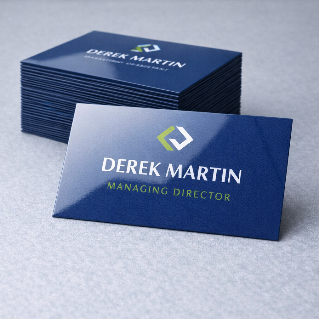 18pt Laminated Business Cards