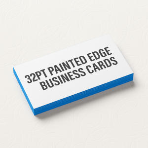 Painted Edge Business Cards